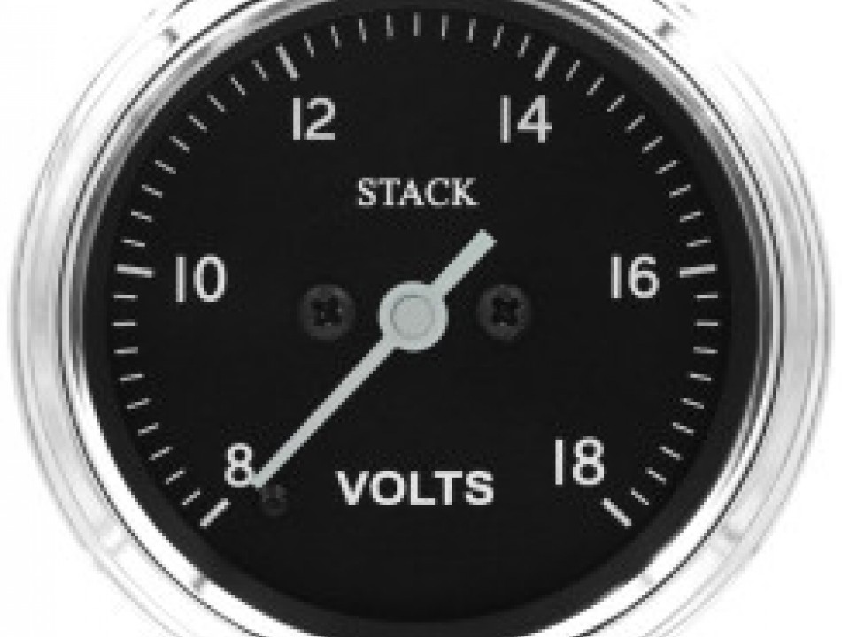 Voltmètre STACK classique analogique pro 8-18 V