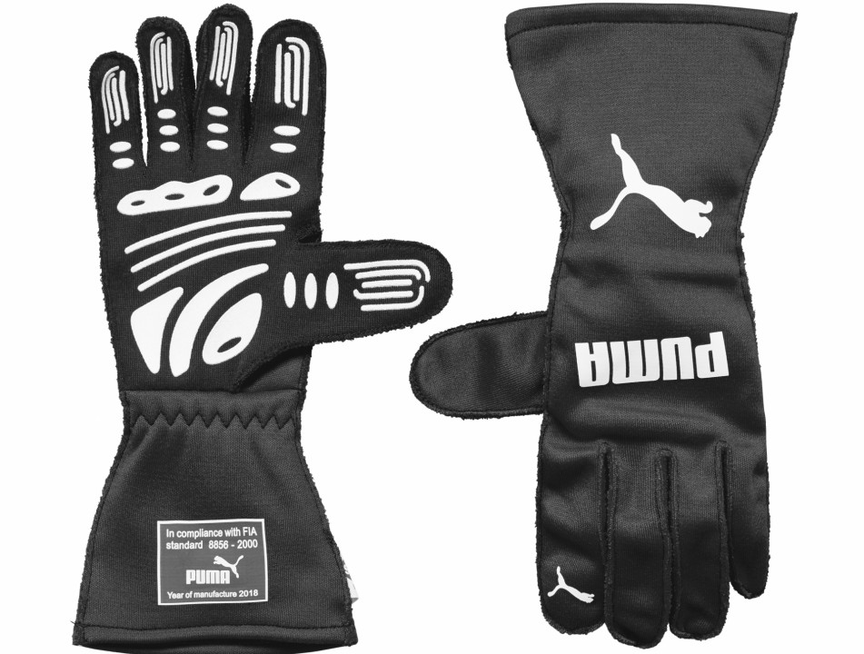 311991003 PU RW SLW GT7 FIA GLOVES BLACK