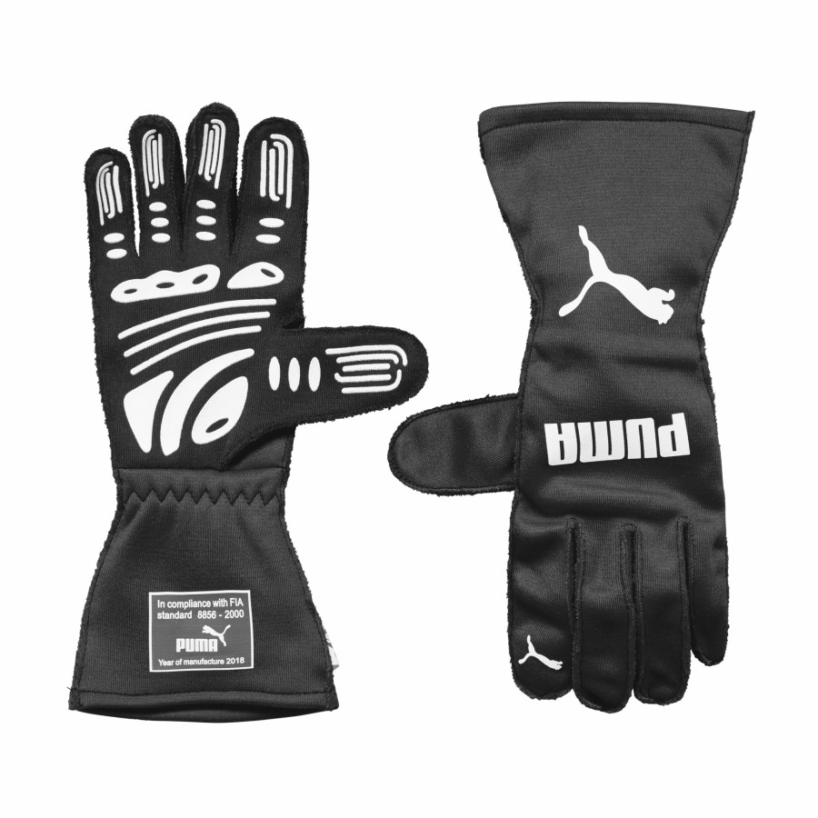 311991003 PU RW SLW GT7 FIA GLOVES BLACK