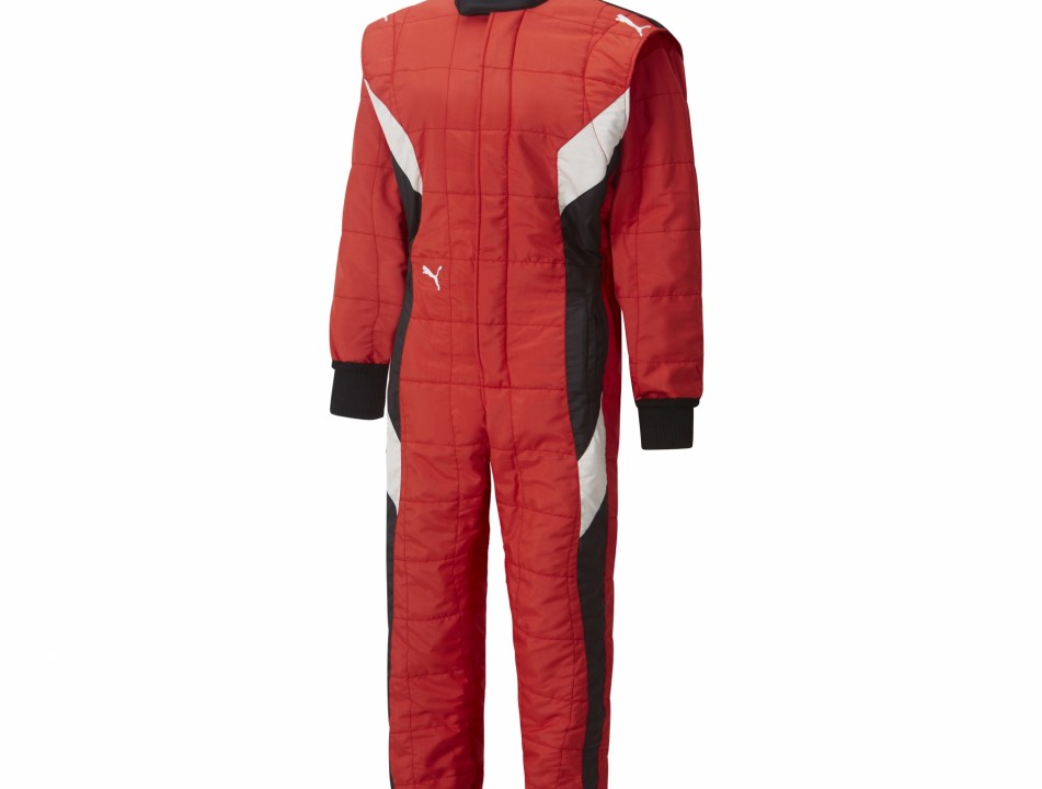 311991001 PU RW MENS FP PODIO RACESUIT RED F