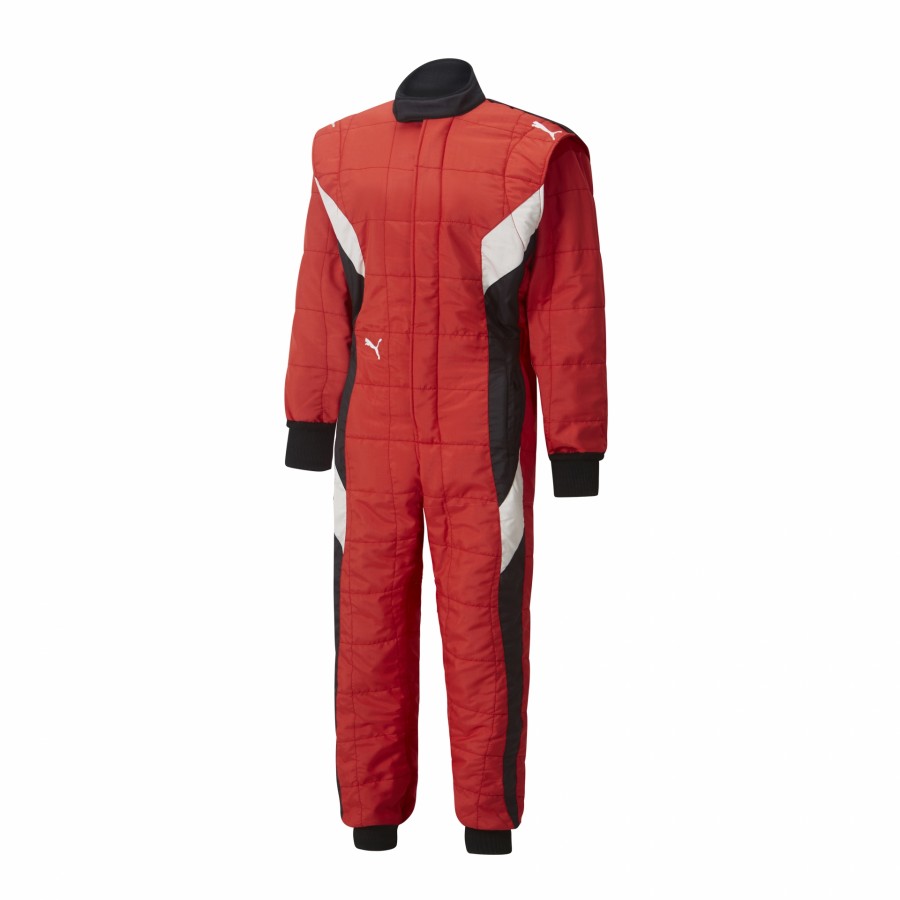 311991001 PU RW MENS FP PODIO RACESUIT RED F