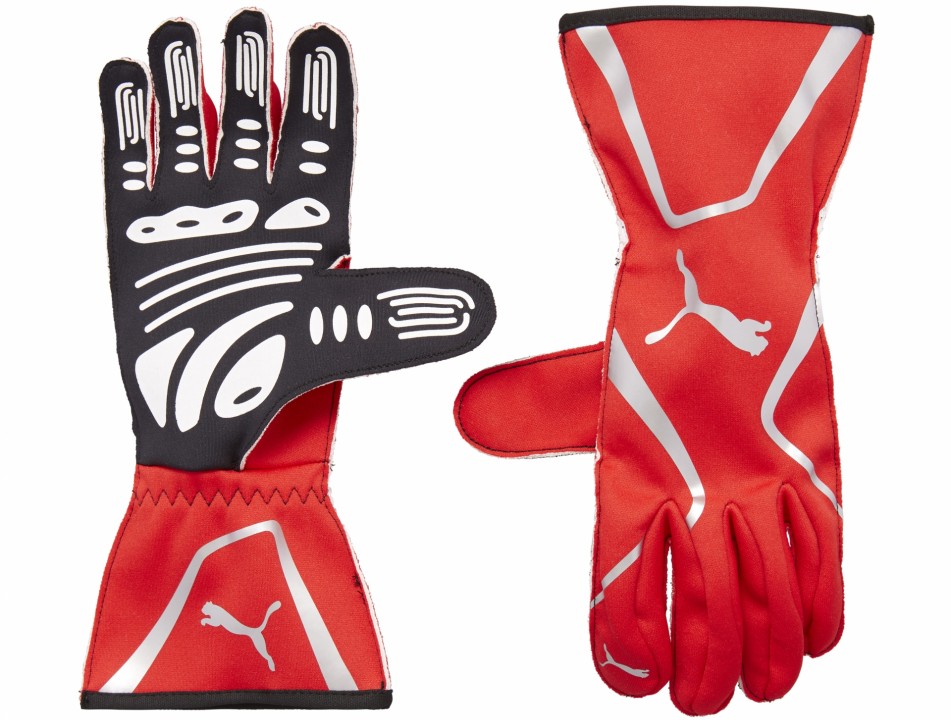 311991012 PU RW KART CAT 2 GLOVES RED