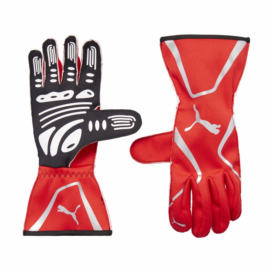 311991012 PU RW KART CAT 2 GLOVES RED