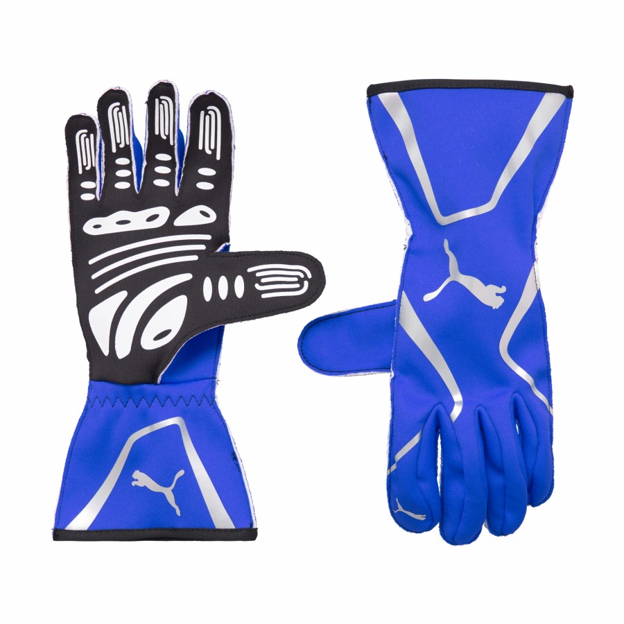 311991012 PU RW KART CAT 2 GLOVES BLUE